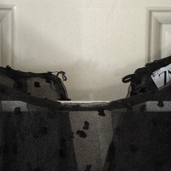 Zara Black Mesh Combination Mini Dress - Picture 7 of 10